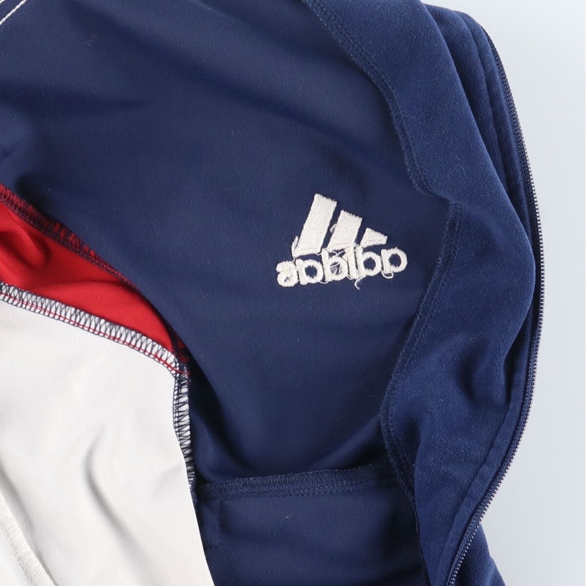  б/у одежда 90 годы Adidas adidas спорт Performance Logo велюр джерси спортивная куртка мужской S Vintage /eaa414166