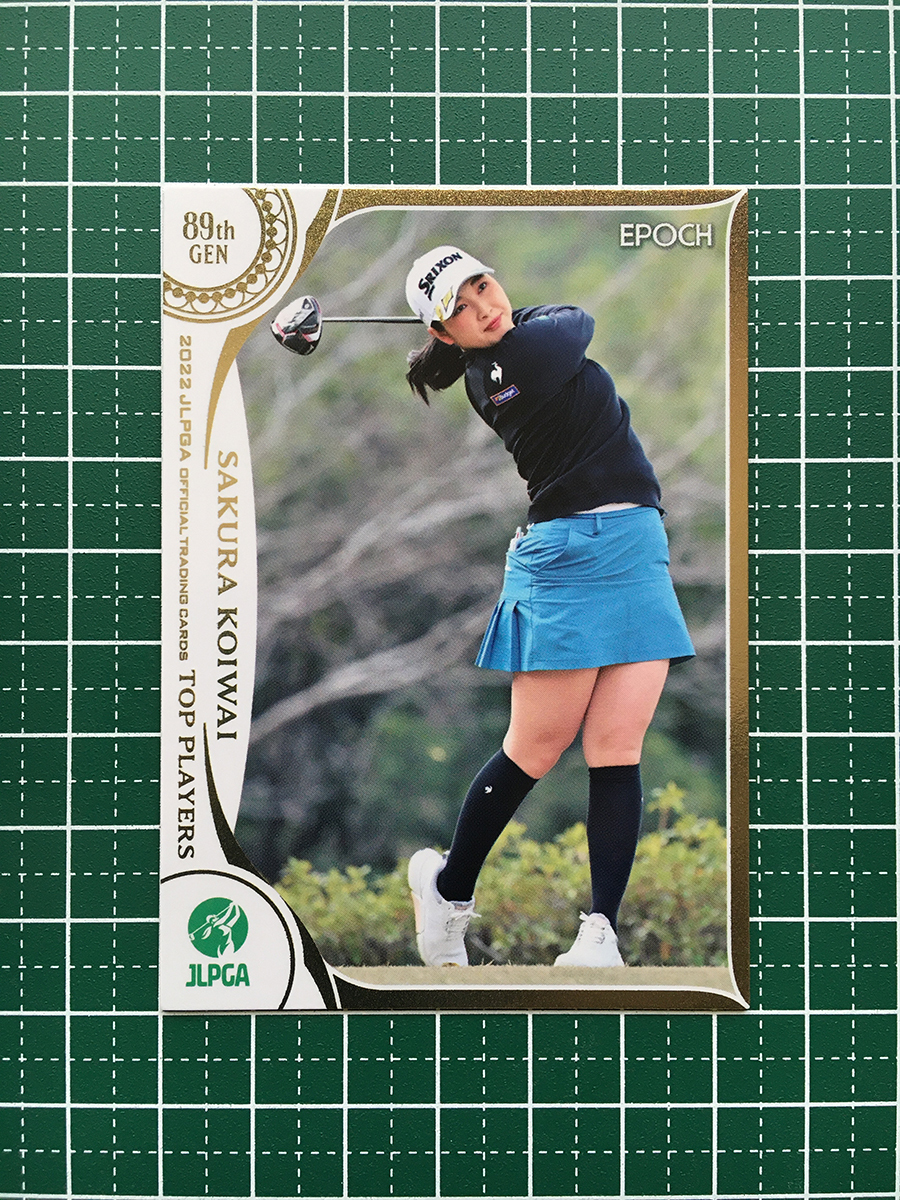 ★EPOCH 2022 JLPGA 女子ゴルフ TOP PLAYERS #03 小祝さくら レギュラーカード★_画像1