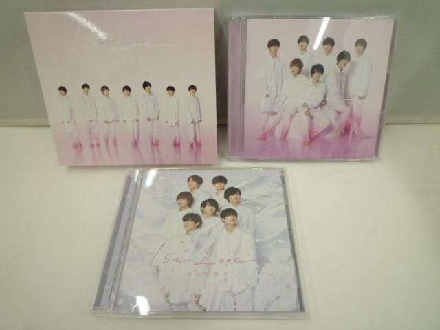 【中古品 同梱可】 なにわ男子 1st Love CD Blu-ray 他 ペンライト ポーチ 6点 グッズセット_画像3