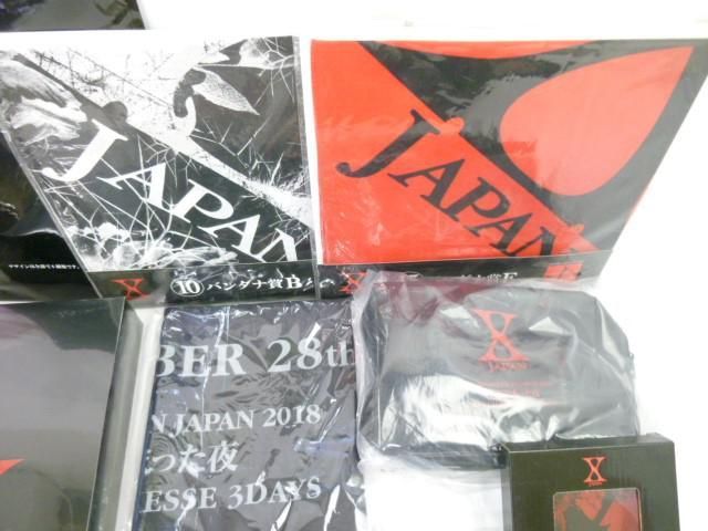 【同梱可】中古品 X JAPAN XT記念 トートバッグ ラゲッジタグ ポーチ 等 グッズセット_画像4