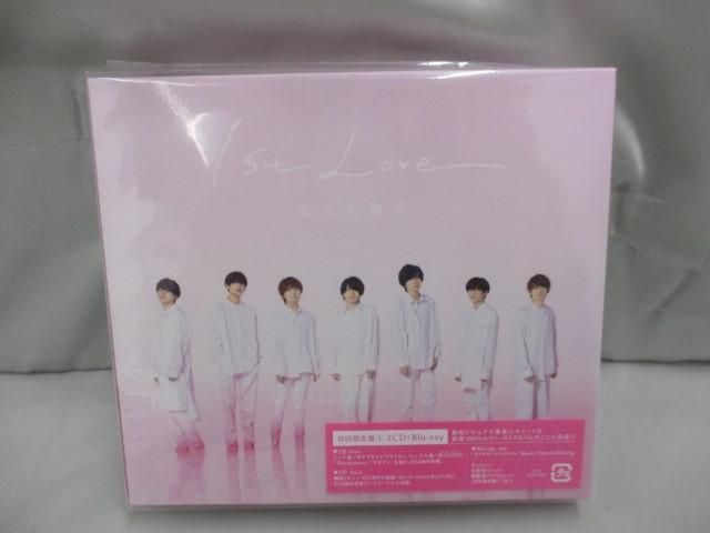 【未開封 同梱可】 なにわ男子 CD Blu-ray 1st Love 初回限定盤1 未開封_画像1