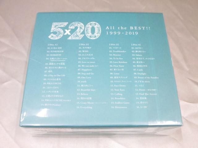 【良品 同梱可】 嵐 CD ARASHI 5×20 All the BEST!! 1999-2019 初回限定盤2 4CD+DVD_画像2