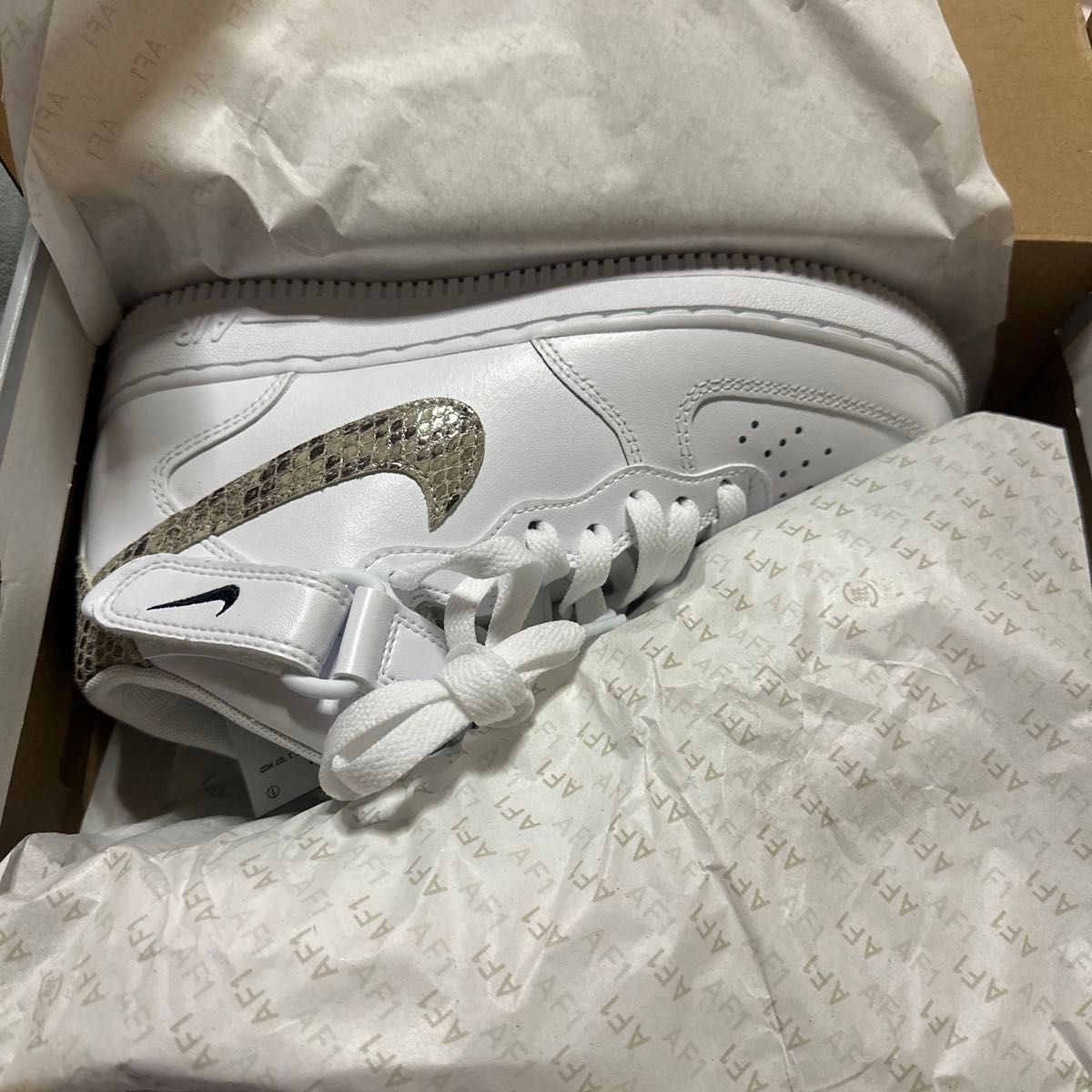 NIKE AIR FORCE1  MID パイソン スネーク 蛇柄 23.5