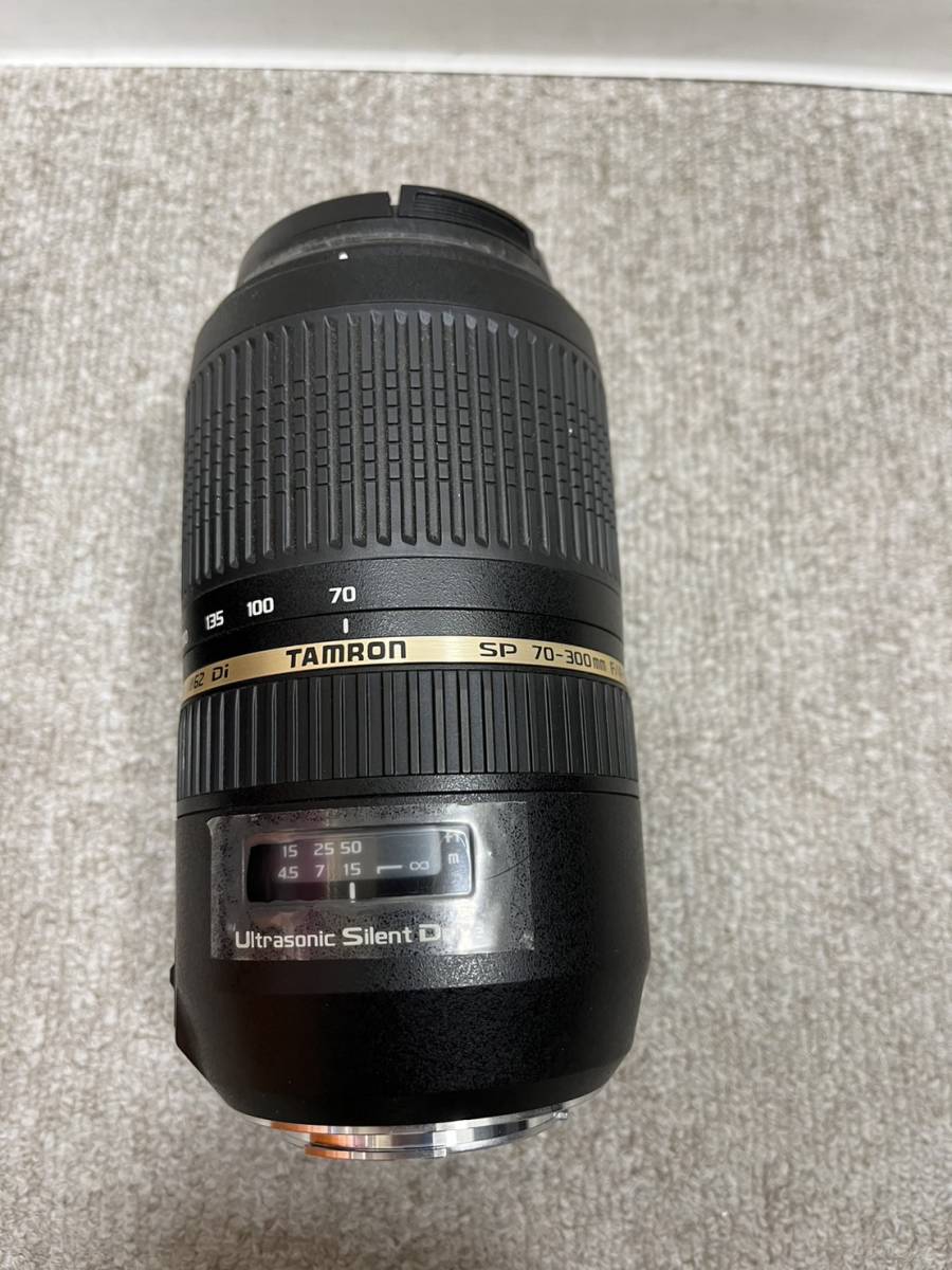 【SYC-2477】TAMRON タムロン Di SP 70-300mm F/4-5.6 Ultrasonic Silent Drive ズーム レンズ 動作未確認 中古 保管品_画像4