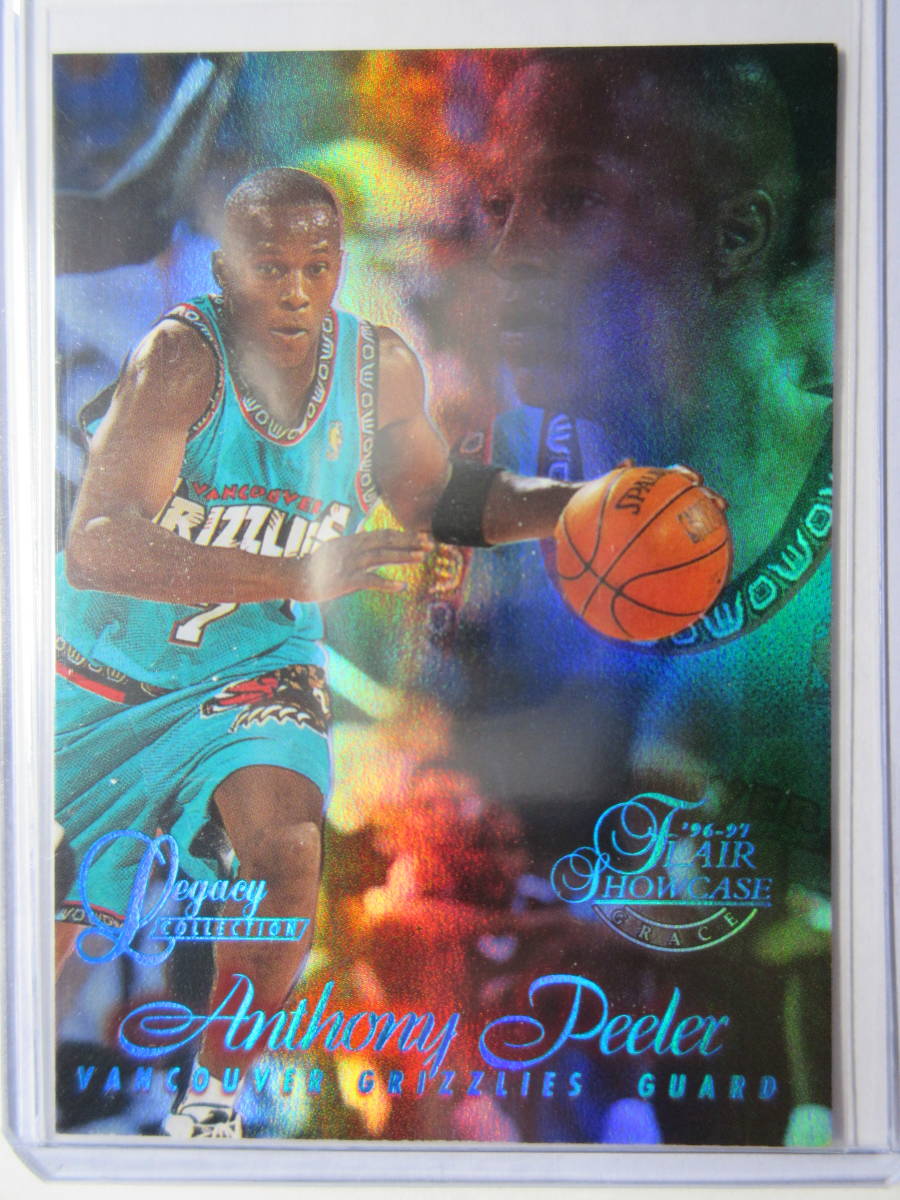 1996-97 Flair Showcase Legacy Collection Row1#63 Anthony Peeler/150 アンソニー・ピーラー レイカーズ グリズリーズ G_画像1