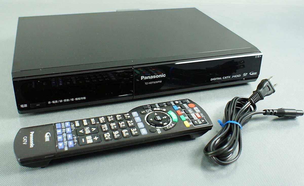 HDMIケーブル TZ-HDT620PW ケーブルTV STB 録画OK Panasonic HDD500GB CATV セットトップボックス 地デジチューナー パナソニック S011602_画像1