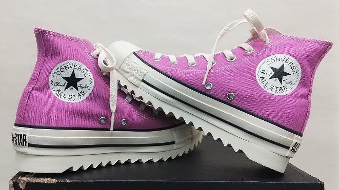 ★コンバース★CONVERSE ALL STAR BT SHARKSOLE HI (オールスター　ＢＴ　シャークソール　ＨＩ）ピンク27.5_画像6