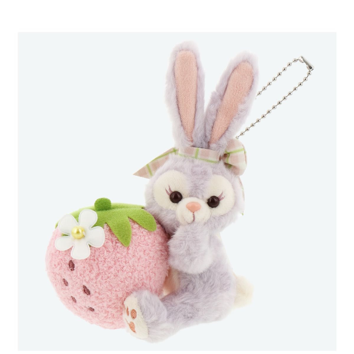 ぬいぐるみチャーム ストラップ ハートフェルト・ストロベリーギフト ステラルー ディズニーシー ダッフィー&フレンズ ハートフェルト