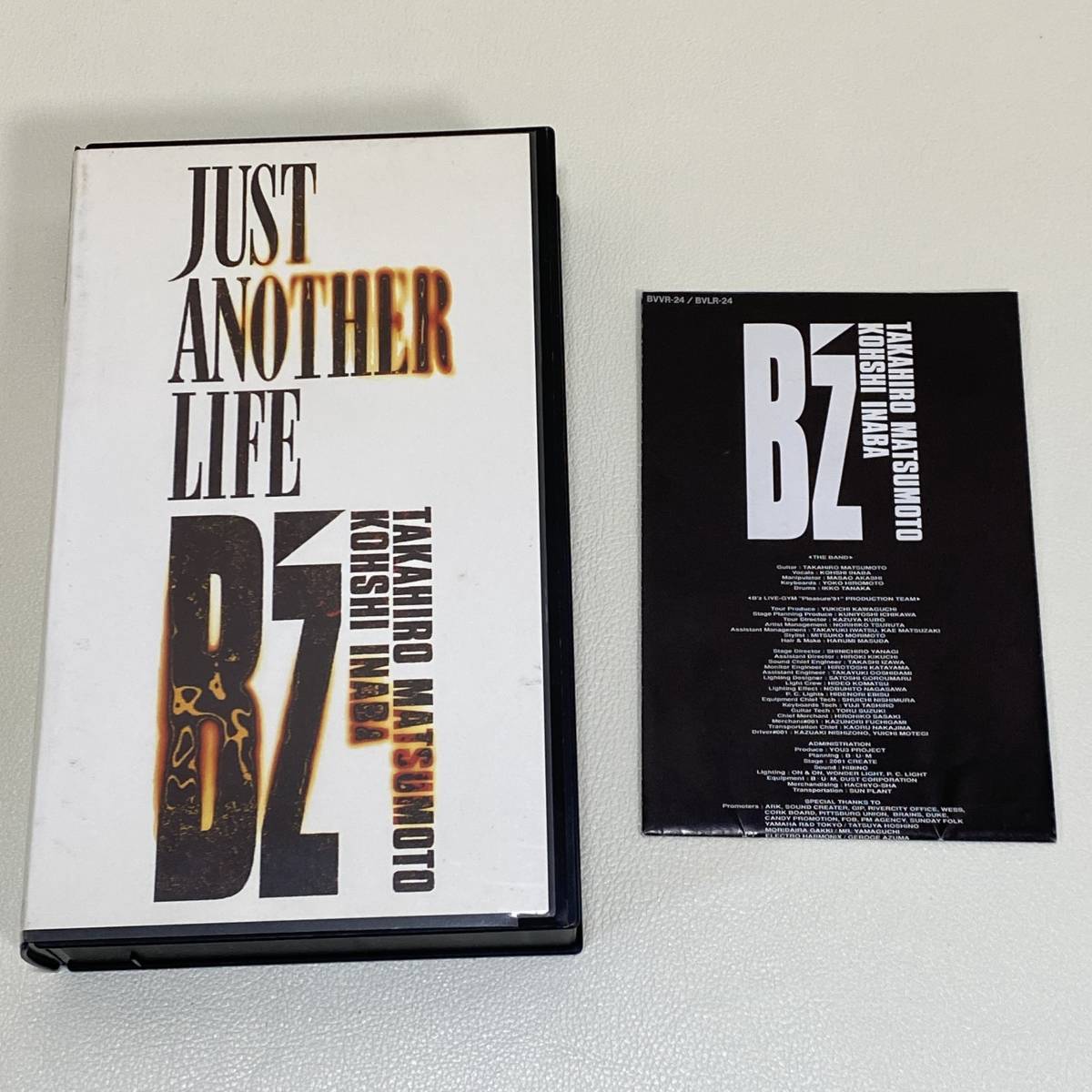 BA051 [VHS] B\'z JUST ANOTHER LIFE VHS videotape super valuable image Just hole The - life Inaba Koshi Matsumoto Takahiro 
