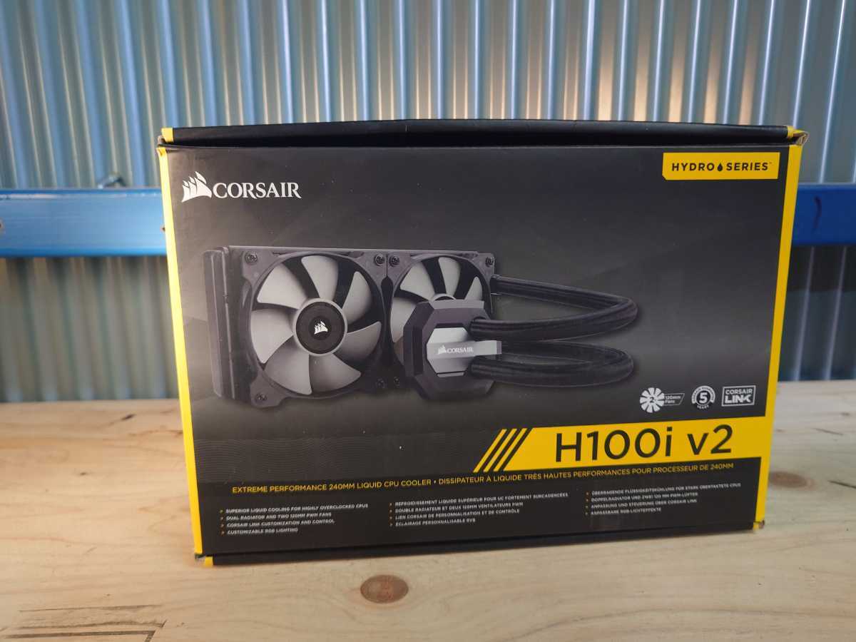 CORSAIR H100i v2 水冷一体型 CPUクーラー CW-9060025-WW_画像1