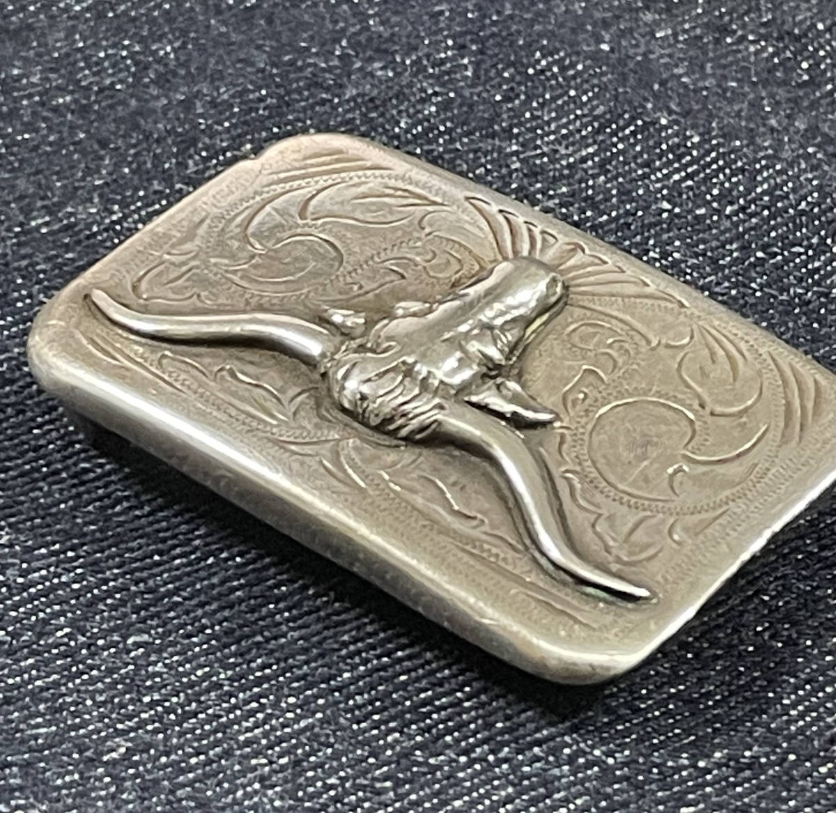 RESULTS スターリングシルバー バックル Vintage Sterling RESULTS スターリングシルバー バックル Vintage Sterling