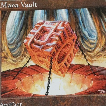 MTG　Mana Vault　1枚　5ED　英語　魔力の櫃_画像4