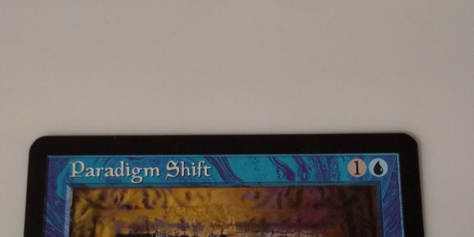 MTG　Paradigm Shift　1枚　WTH　英語　パラダイム・シフト_画像2