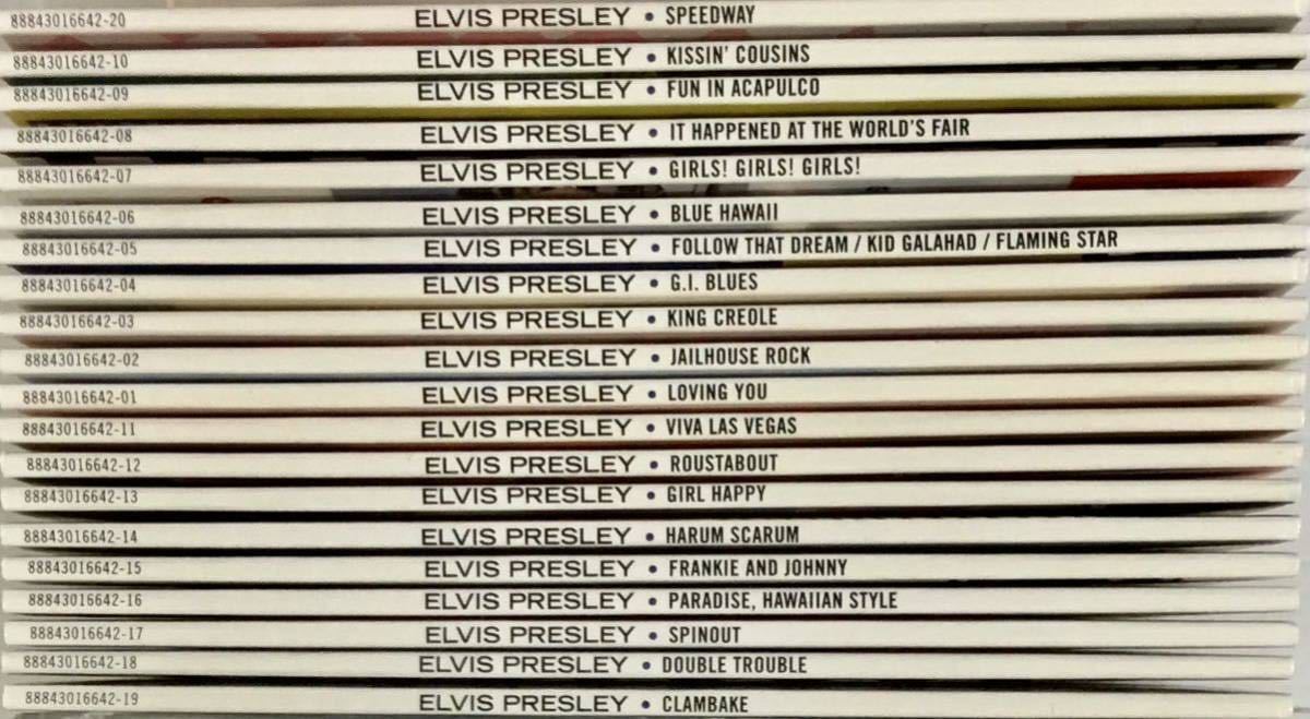 ☆ エルヴィス・プレスリー 映画音楽サウンドトラック 紙ジャケ CD20枚 ELVIS THE MOVIE SOUND TRACKS BOX欠品_画像3