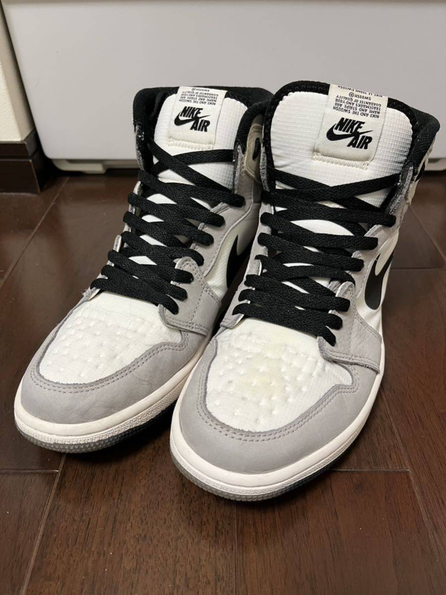 程度良好 NIKE ナイキ AIR JORDAN1 ELEMENT GORE-TEX エアジョーダン1 ハイ エレメント ゴアテックス セイル グレー 28cm DB2889-100