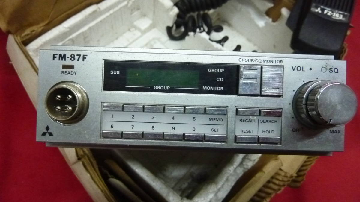  used operation not yet verification Mitsubishi personal transceiver FM-87F Junk control number A2062