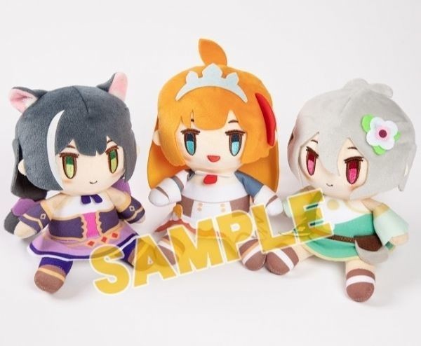 プリンセスコネクト!Re:Dive ぬいぐるみS 3種セット(ペコリーヌ/コッコロ/キャル) プリコネ 美食殿 PRINCESS CONNECT Plush Soft Toy
