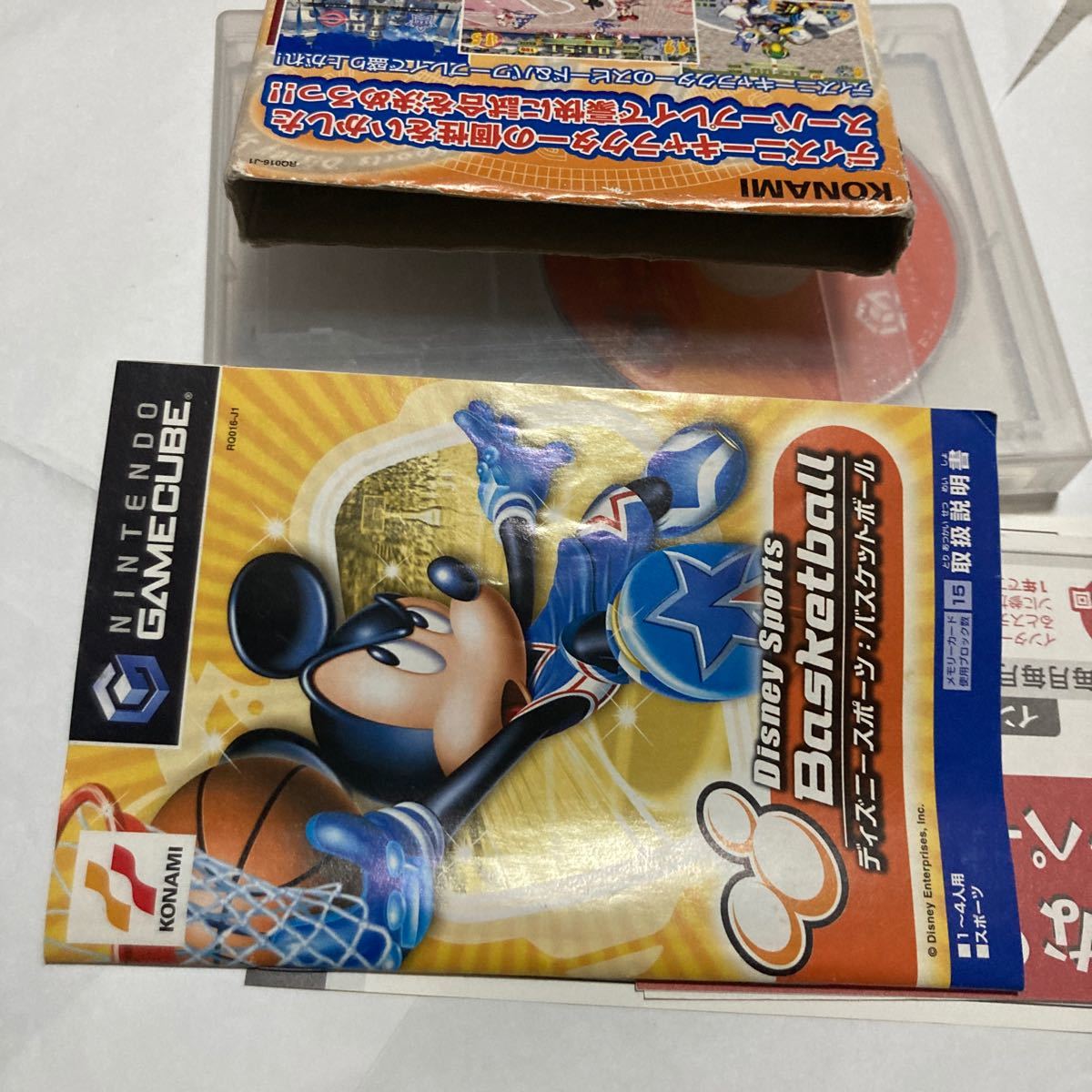  free shipping GG Game Cube Disney sport basketball post card etc. attached NINTENDO GAMECUBE Disney Sports Basketball nintendo 
