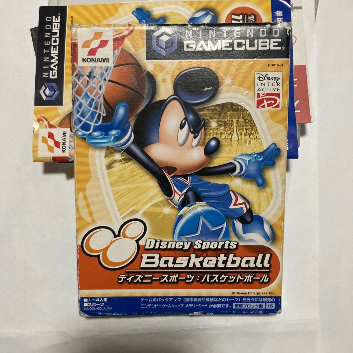  free shipping GG Game Cube Disney sport basketball post card etc. attached NINTENDO GAMECUBE Disney Sports Basketball nintendo 