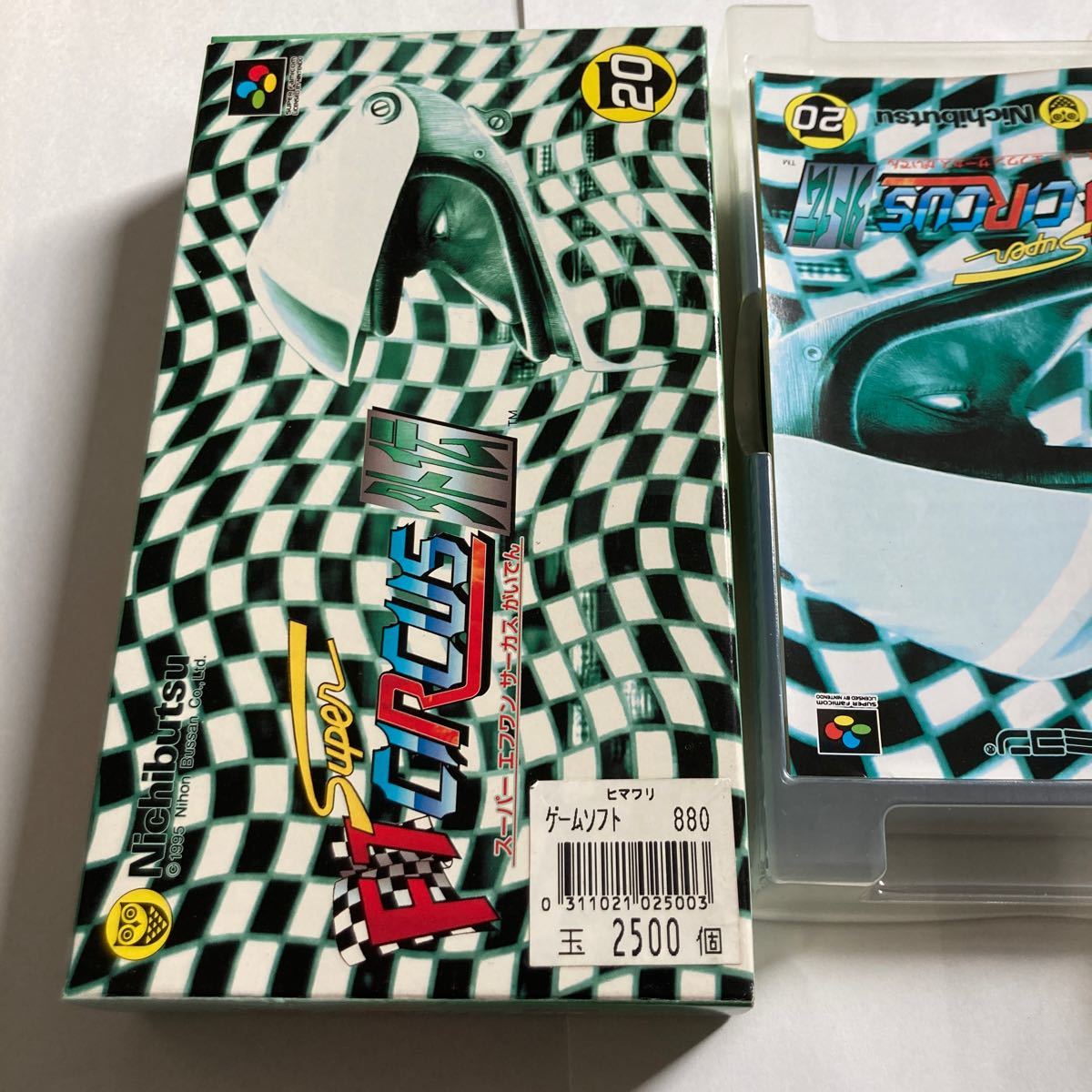 送料無料　SFC スーパーファミコン スーパーF1サーカス外伝 箱 説明書等付属 スーパーエフワンサーカス がいでん Super F1 CIRCUS_画像7