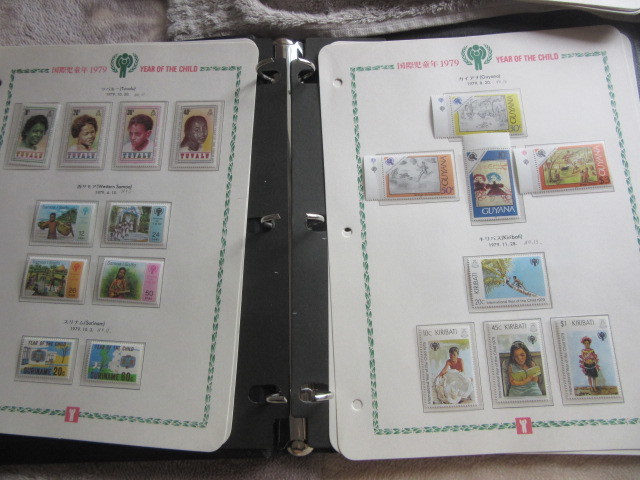  большой жнец - ввод ООН международный детский год 1979 год мир каждый страна выпуск марка коллекция примерно 48 leaf 