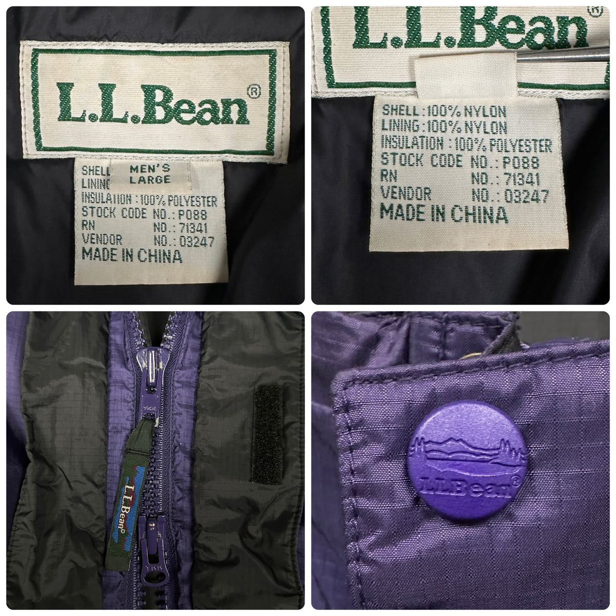 L.L.Bean 90s ビンテージ リップストップ マウンテンガイド ジャケット 山タグ エルエルビーン 80s 00s Y2K マウンテンパーカー _画像9