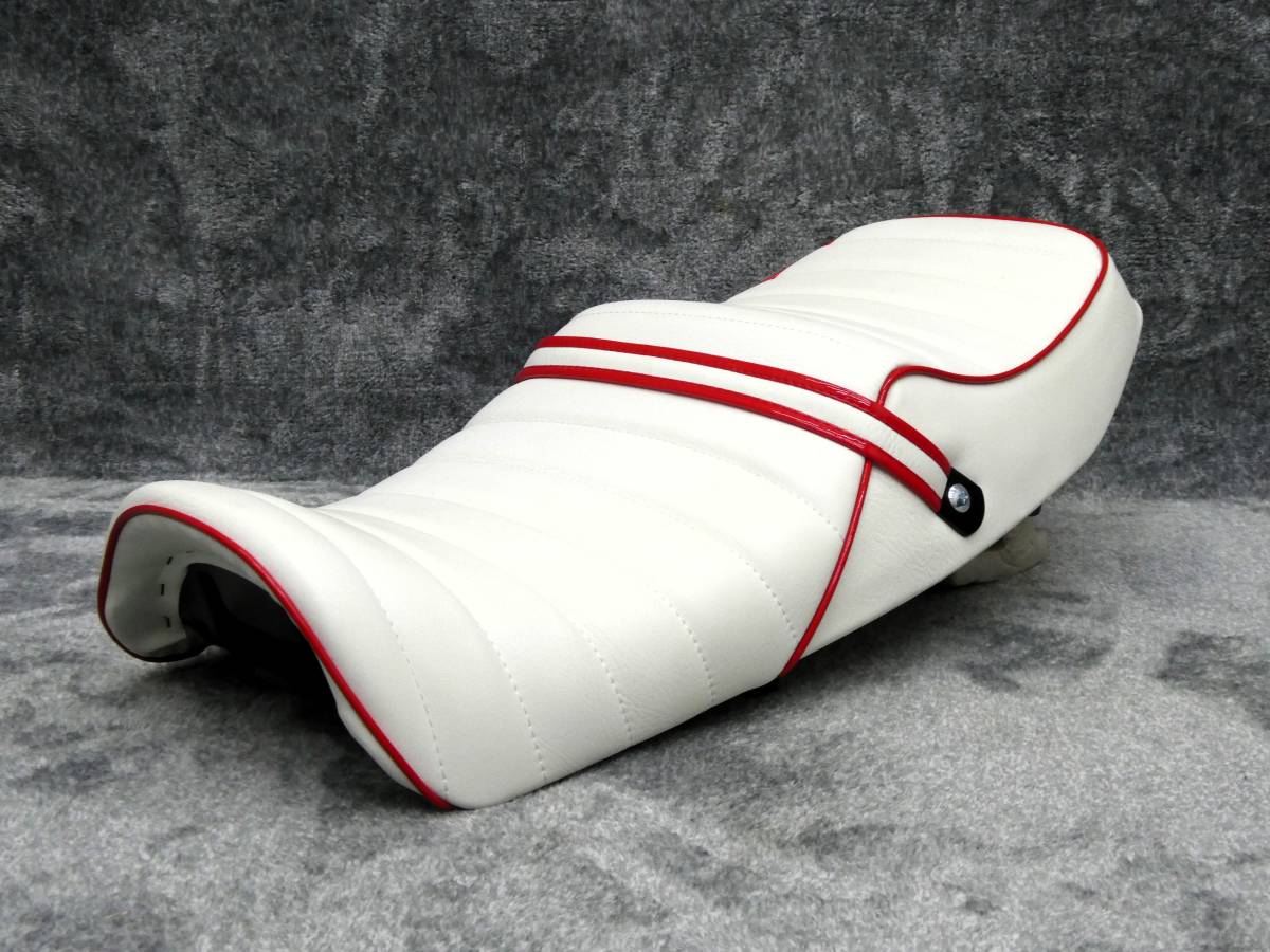 XJR400R latter term white red tuck roll seat /... pulling out final product RH02J 4HM9 step seat deformation tandem .... company length XJR400 XJR400R