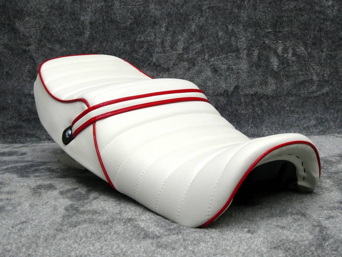 XJR400R latter term white red tuck roll seat /... pulling out final product RH02J 4HM9 step seat deformation tandem .... company length XJR400 XJR400R