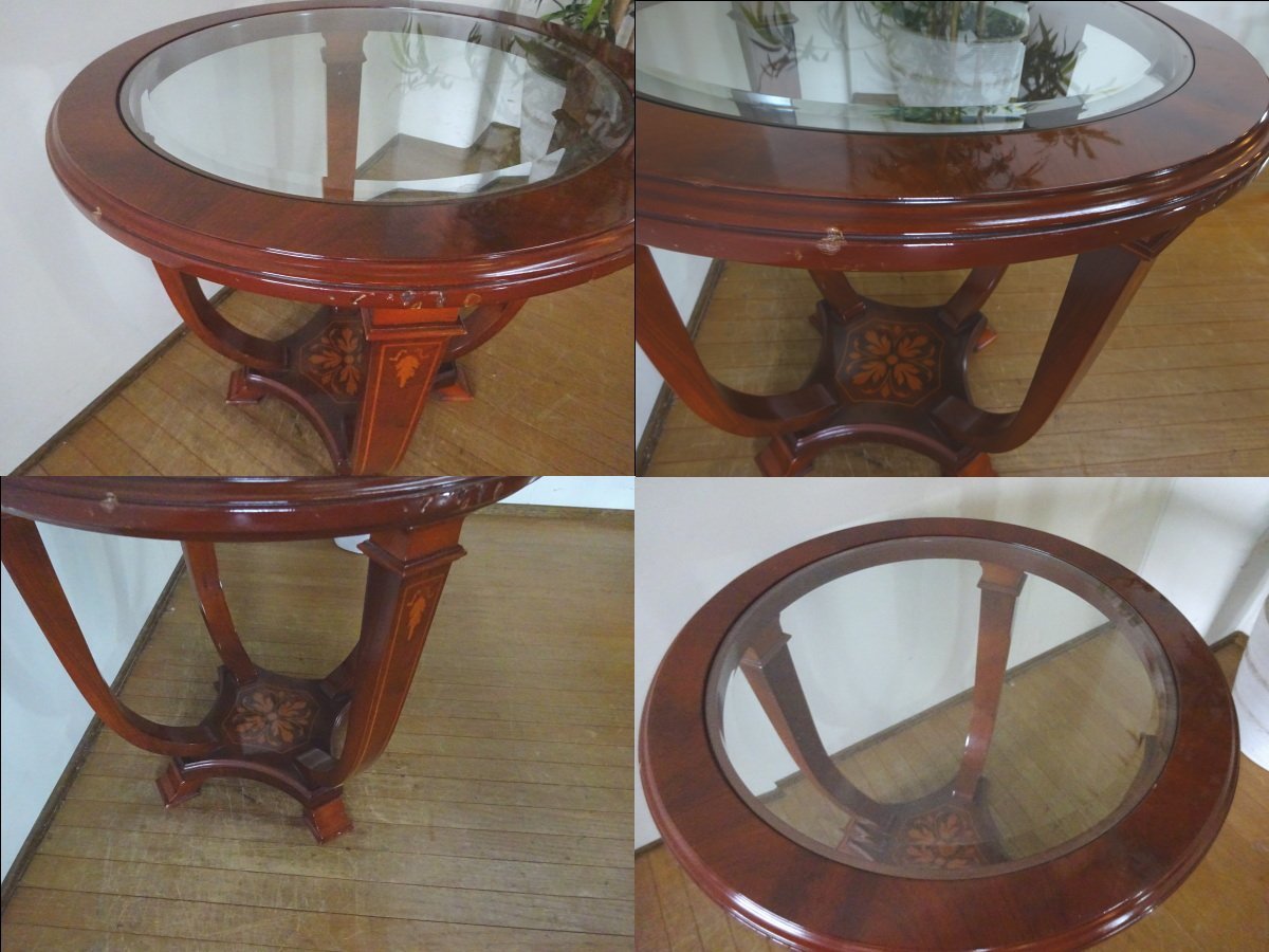 osk060110 【イタリア】 高級輸入家具 象嵌 サイドテーブル osk060110 【イタリア】 高級輸入家具 象嵌 サイドテーブル