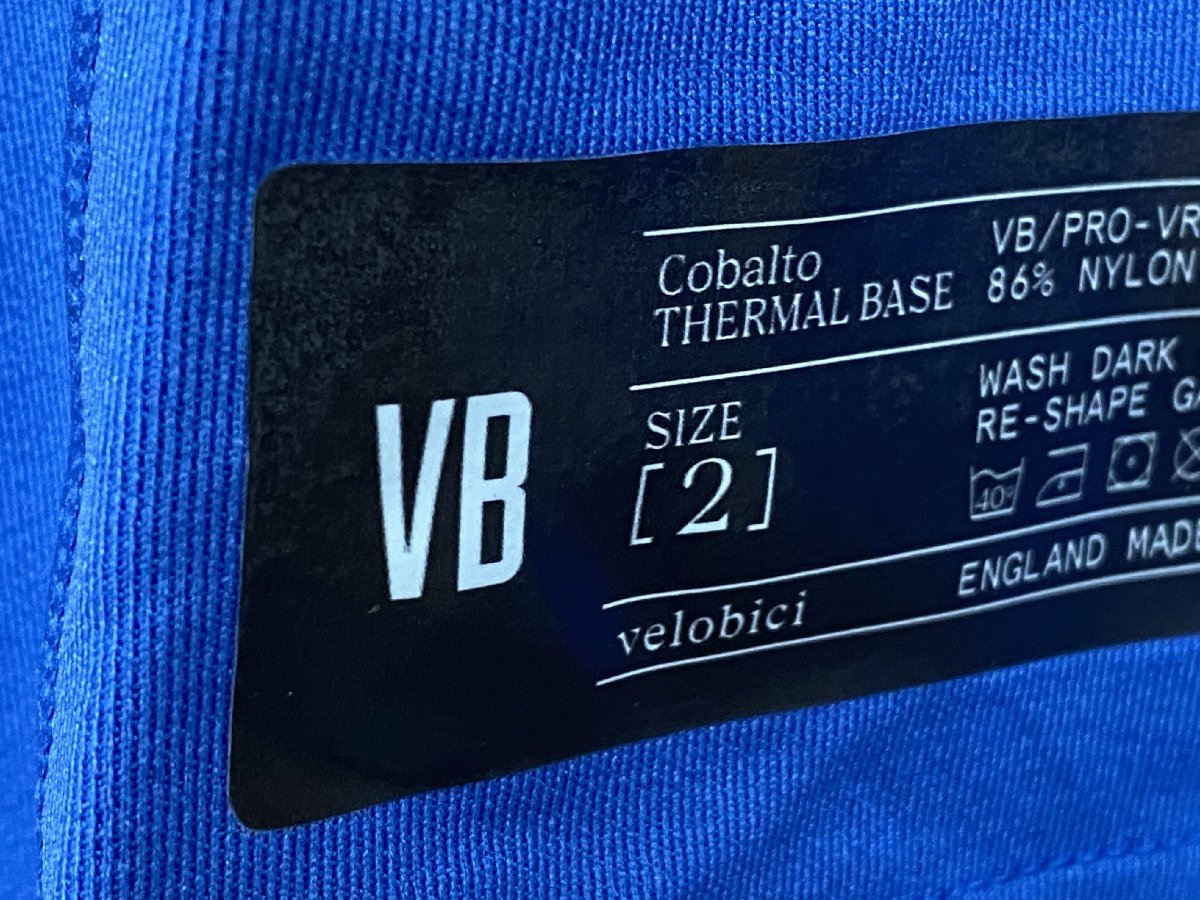 HM198 VELOBICIverobichiCobalt Thermal Baselayer.- attrition year Short/Sleeve blue XS