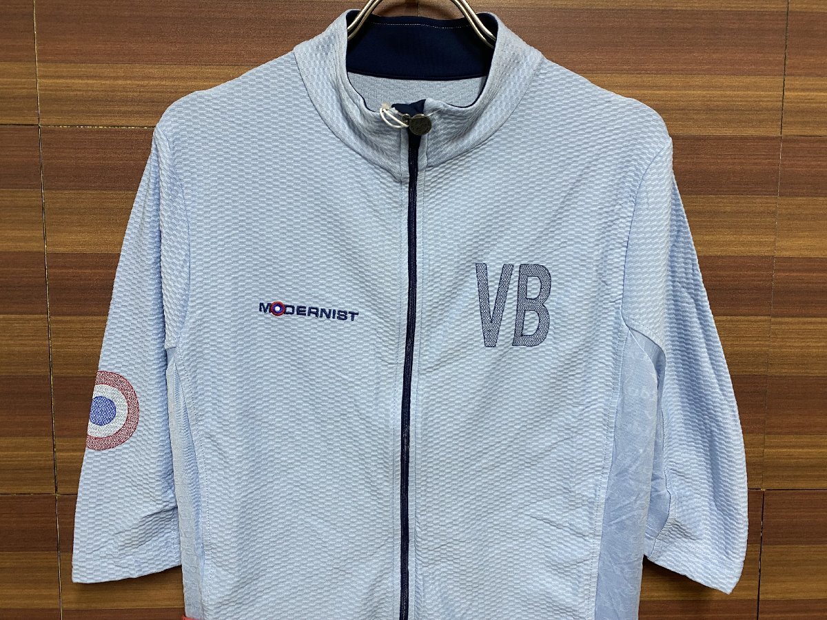 HM222 VELOBICI ヴェロビチ VB Modernist SS Jersey サイクルジャージ Vespa Vespa 白 XL_画像3