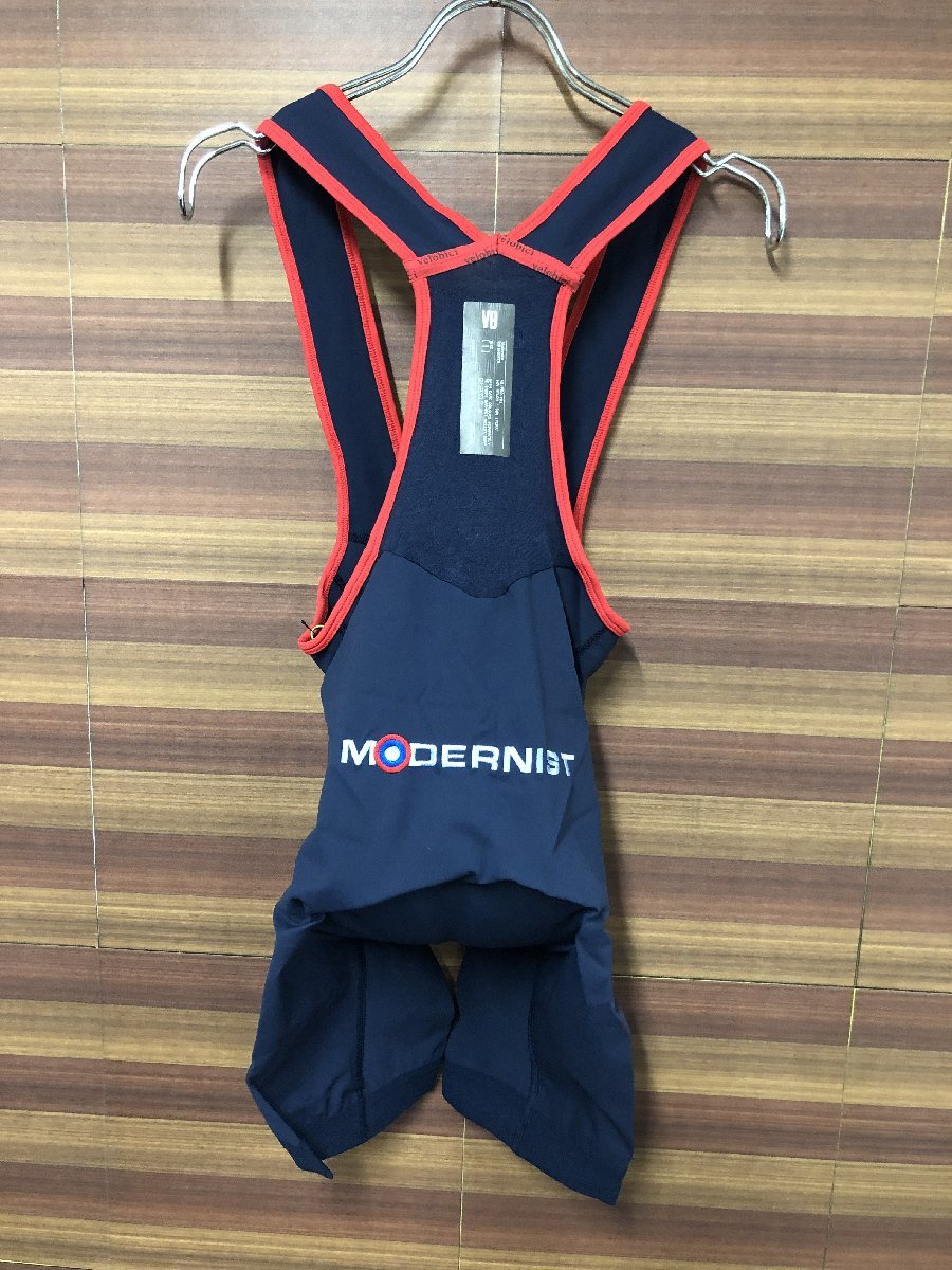 HM257 VELOBICI ヴェロビチ VB Modernist Navy Bibshorts ビブショーツ Women ネイビー WXXS_画像2