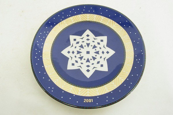 U079-J12-2600 ARABIA アラビア 2001 飾皿 プレート 直径約23cm 現状品⑧_画像1