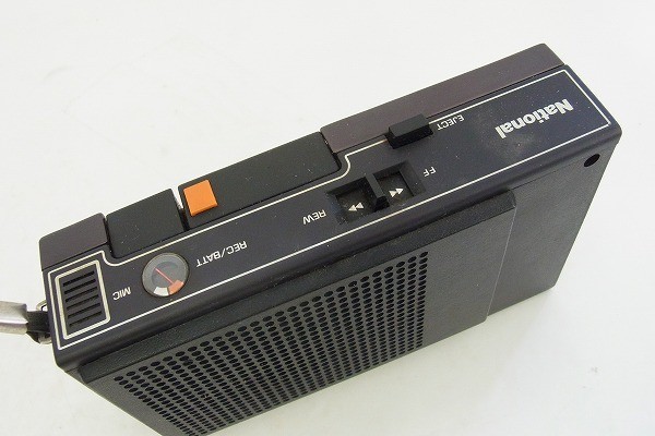 U064-J12-2586 National ナショナル RQ-308 カセットレコーダー 現状品⑧_画像6