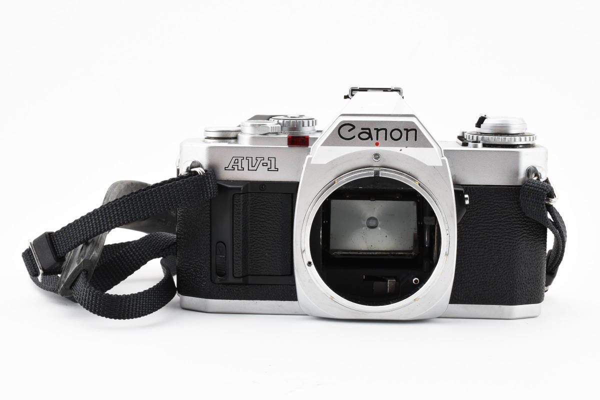 【ジャンク】Canon キヤノン AV-1 ボディ ブラック マニュアルフォーカス 一眼レフカメラ フィルムカメラ_画像1