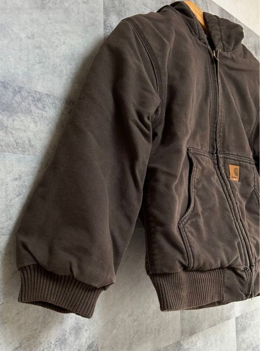 Carhartt カーハート 古着 アクティブジャケット ACTIVE JACKET ダック地 ダック ジャケット　フード付き