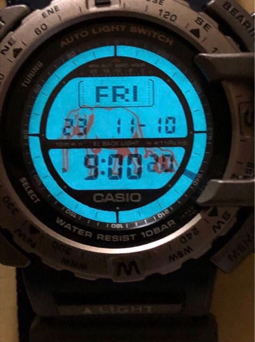 CASIO PRO TREK PRT-40WWJ-2T カシオ プロトレック WWF限定 ゾウ CASIO PRO TREK PRT-40WWJ-2T カシオ プロトレック WWF限定 ゾウ
