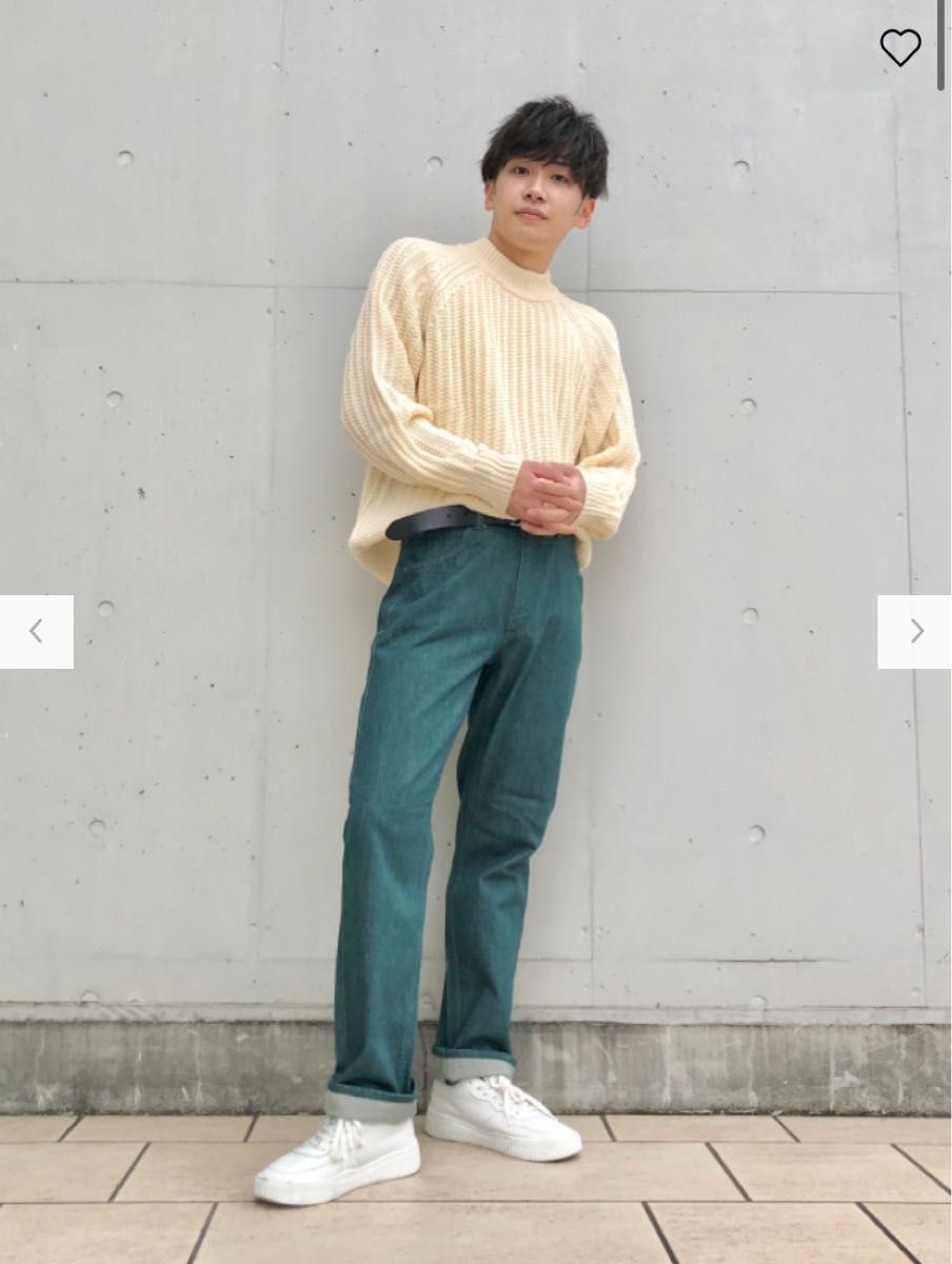 UNIQLO U ローゲージモックネックセーター(長袖) ナチュラル UNIQLO U ローゲージモックネックセーター(長袖) ナチュラル