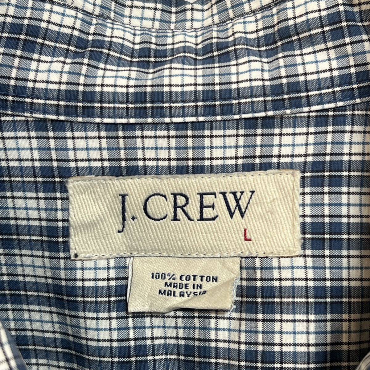 J.CREW ジェイクルーボタンダウン 長袖シャツ チェック柄 サイズＬ_画像3