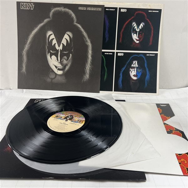 LPレコード KISS Gene Simmons ジーン・シモンズ ジグソーポスター付 日本盤_画像5