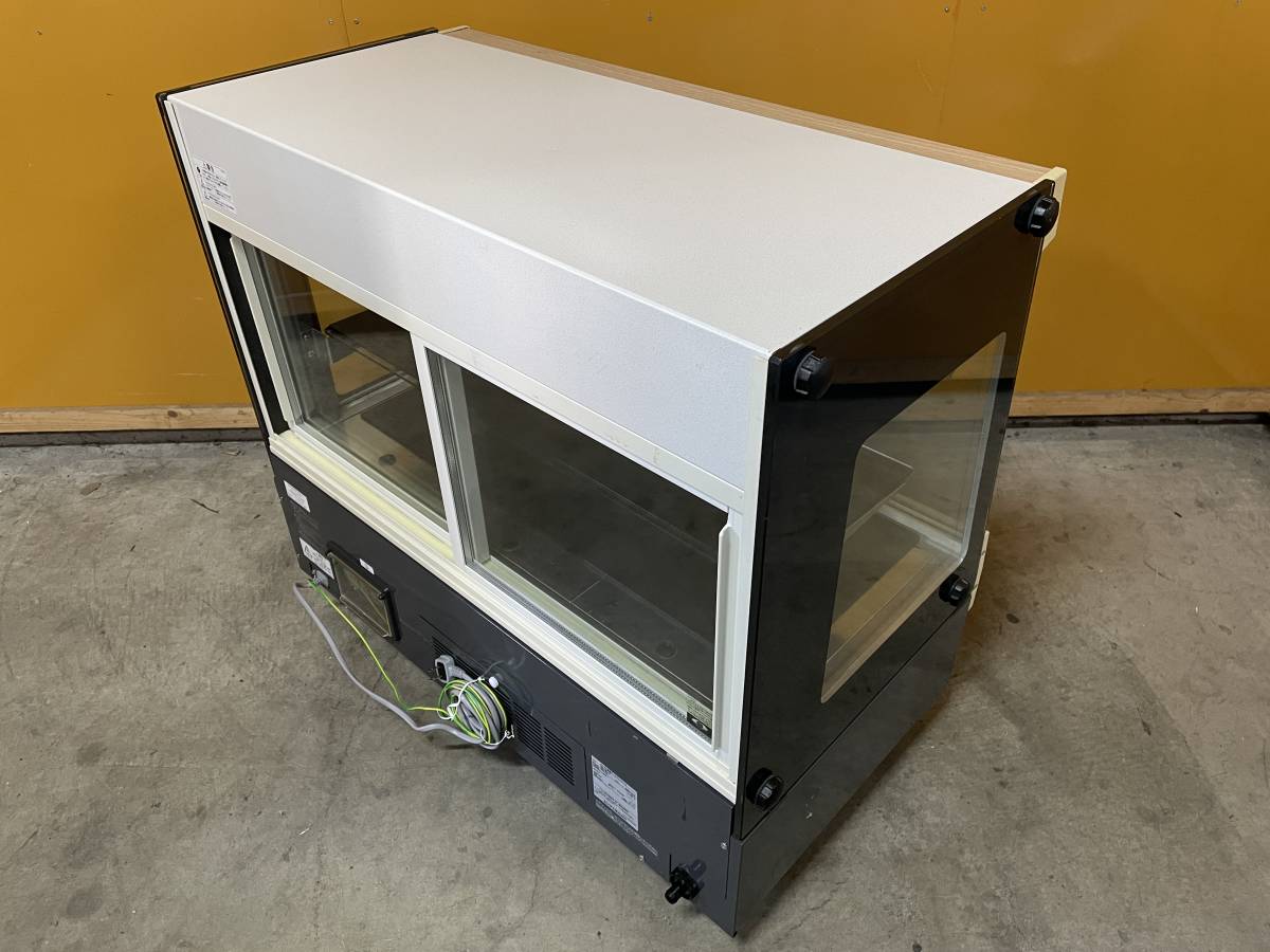 クリーニング済 動作確認済 ホシザキ 高湿ディスプレイケース 卓上冷蔵ショーケース HKD-3B1-W 2018年製 中古 厨房機器 岐阜発_画像3