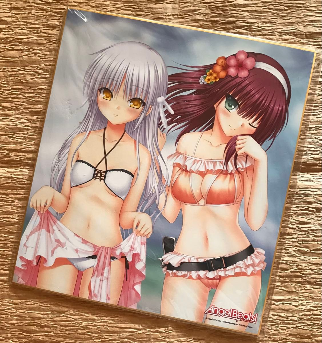 Angel  Beats【イラスト色紙3点】【立華かなで/ゆりっぺ】【Na-Ga/VA購買部】【270mm×240mmサイズ】