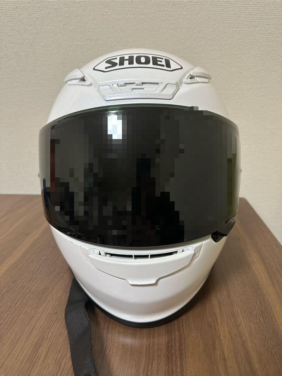 【送料無料】　フルフェイスヘルメット SHOEI ショウエイ　Z-7 ルミナスホワイト　白　2019.3製造　Mサイズ　_画像1