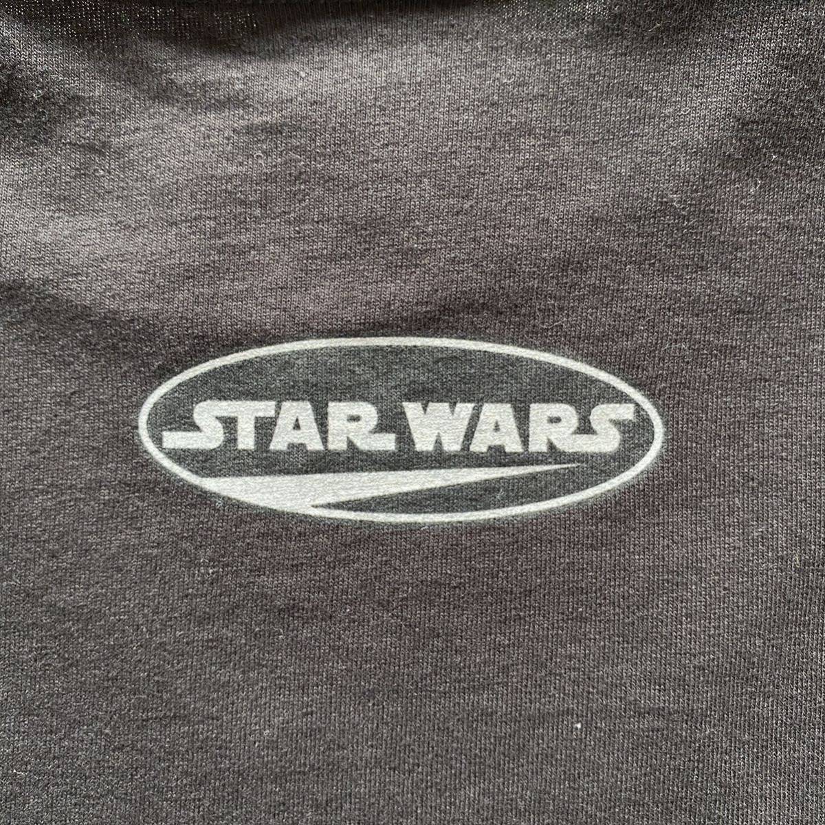 古着 木村拓哉 着用 90s Star Wars Episode 1 Don't Look Back Tee XL Black スターウォーズ Tシャツ Movie band rap キムタク 映画_画像8