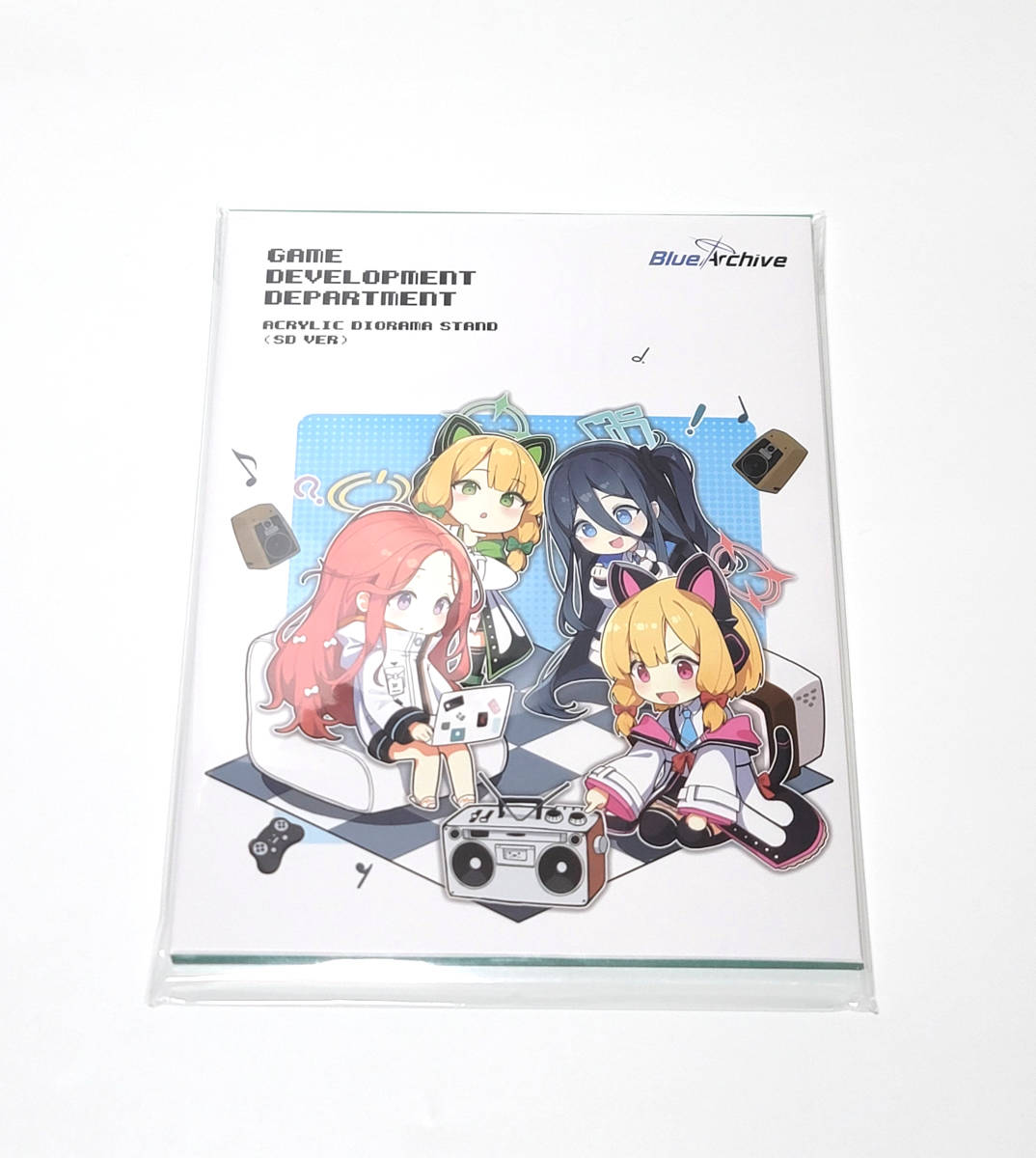 【韓国期間限定】【ブルーアーカイブ2周年記念公式MD】ジオラマ アクリルスタンド [SD ver.] 花岡ユズ 才羽モモイ 才羽ミドリ 天童アリス