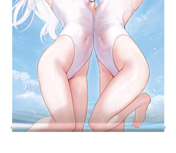 mignon 透けおなか3 【メロン限定特典】【B2Wスエードタペストリー】【正規品未開封】MIGNON WORKS シロ イチゴ 水着 タペストリーのみ