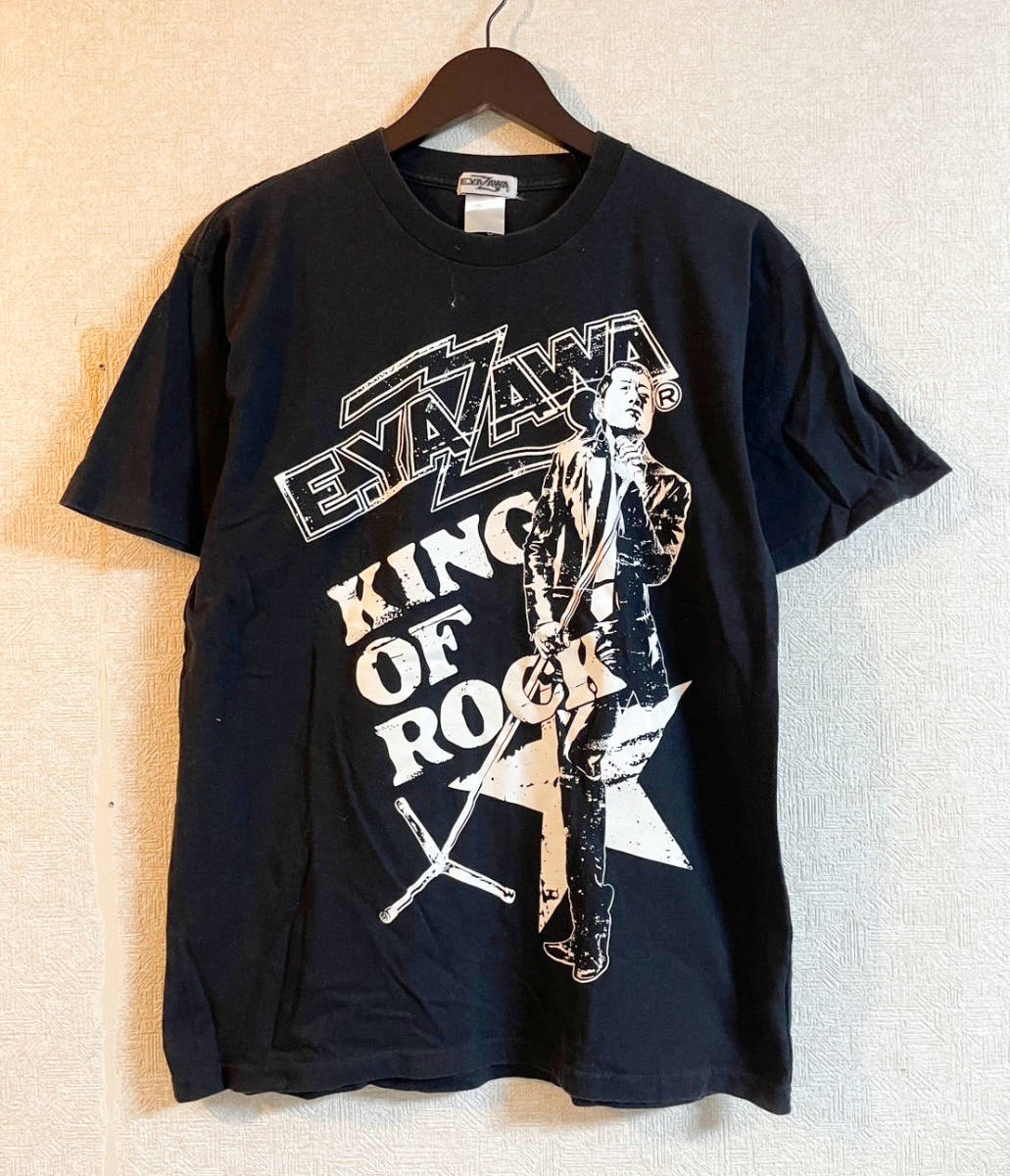 DIAMOND MOON 矢沢永吉　半袖　Tシャツ　E.YAZAWA　ロック　ブラック　黒　_画像1