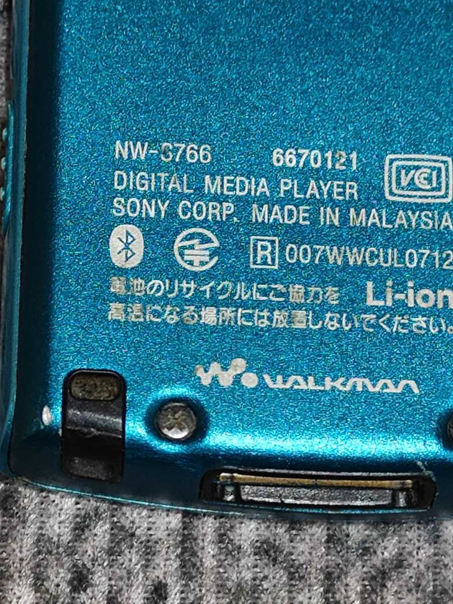 ソニー　ウォークマン　NW-S766ブルー　、S14ブルー　S13ブラック　現状品_画像3