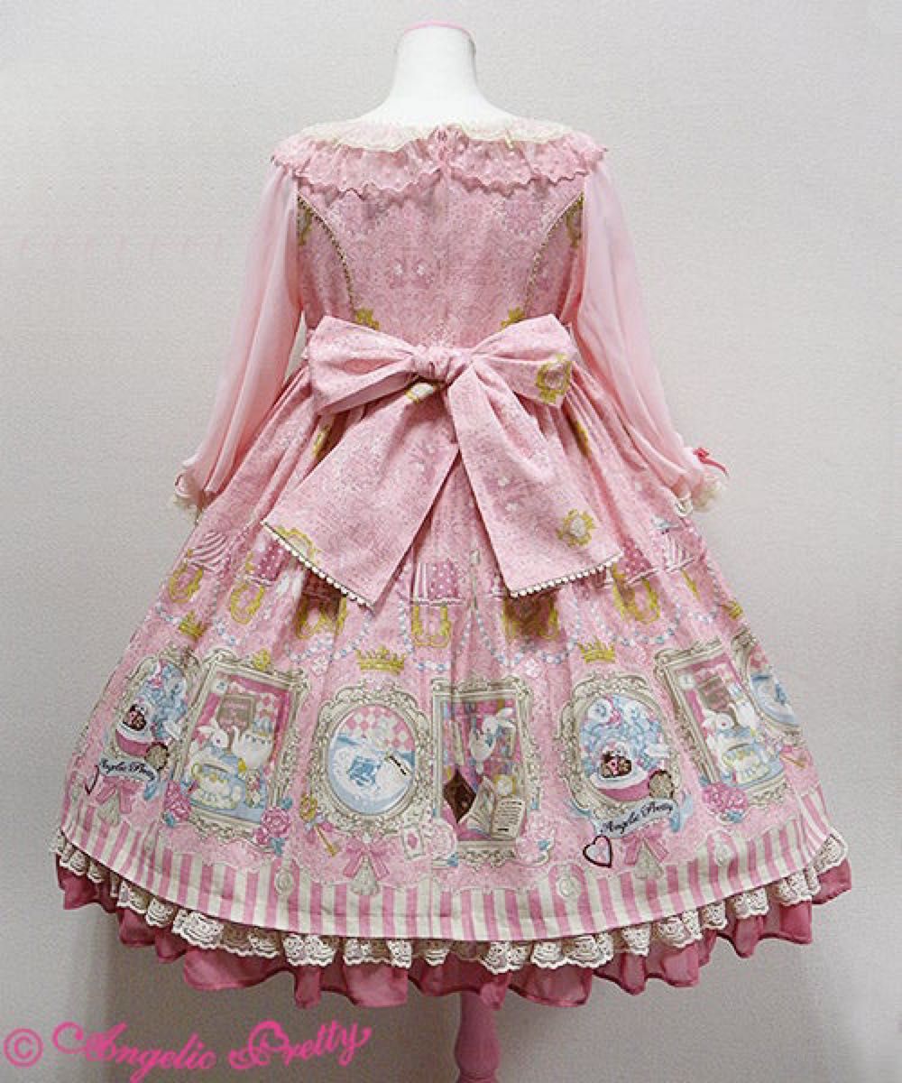 【新品】Angelic Pretty☆Wonder Gallery ワンピース (クロ)