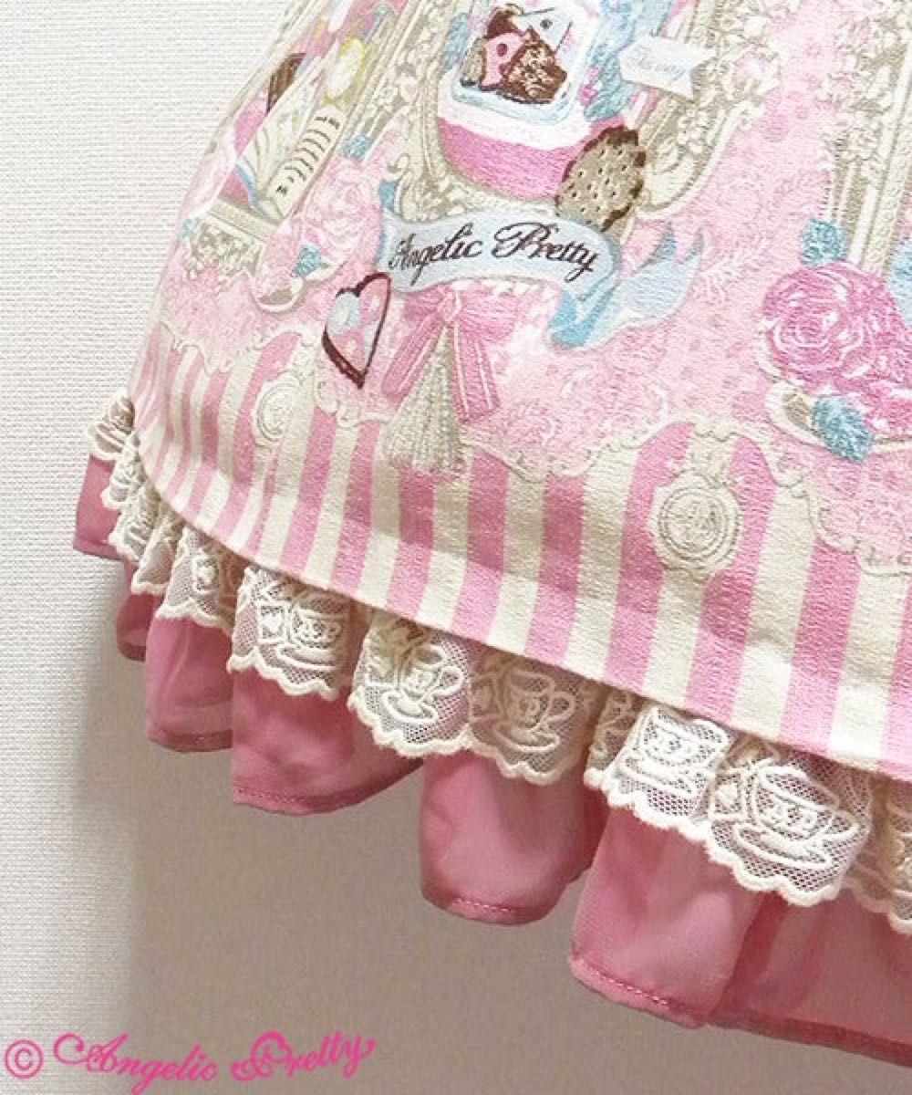 【新品】Angelic Pretty☆Wonder Gallery ワンピース (クロ)